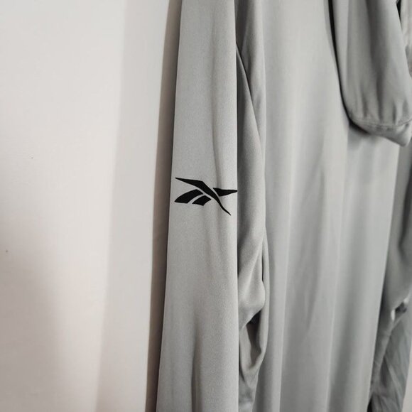 Reebok Men's Pullover‎ Lightweight Hoodie in Light Gray - Size Large - Picture 5 of 6